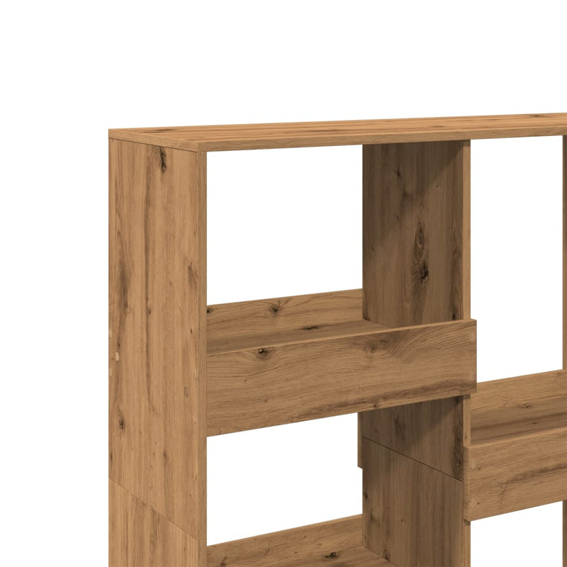 vidaXL kézműves tölgy színű szerelt fa térelválasztó 100x33x115 cm