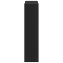 vidaXL fekete szerelt fa térelválasztó 100 x 33 x 135 cm