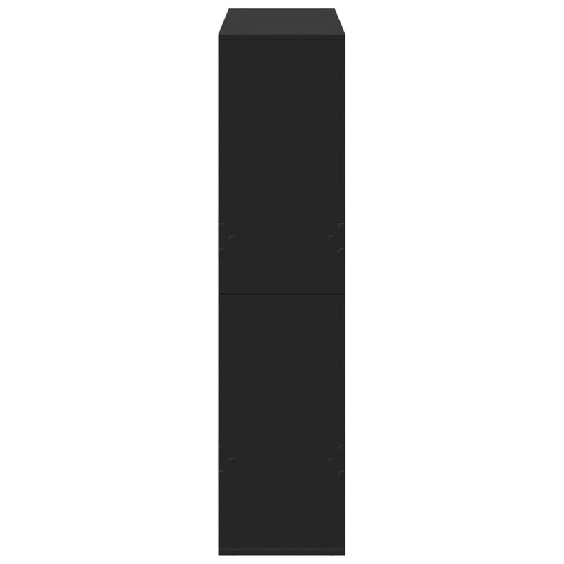 vidaXL fekete szerelt fa térelválasztó 100 x 33 x 135 cm