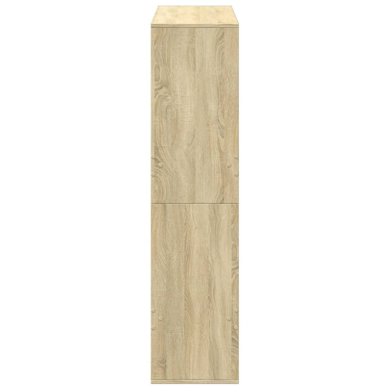 vidaXL sonoma tölgy színű szerelt fa térelválasztó 100 x 33 x 135 cm