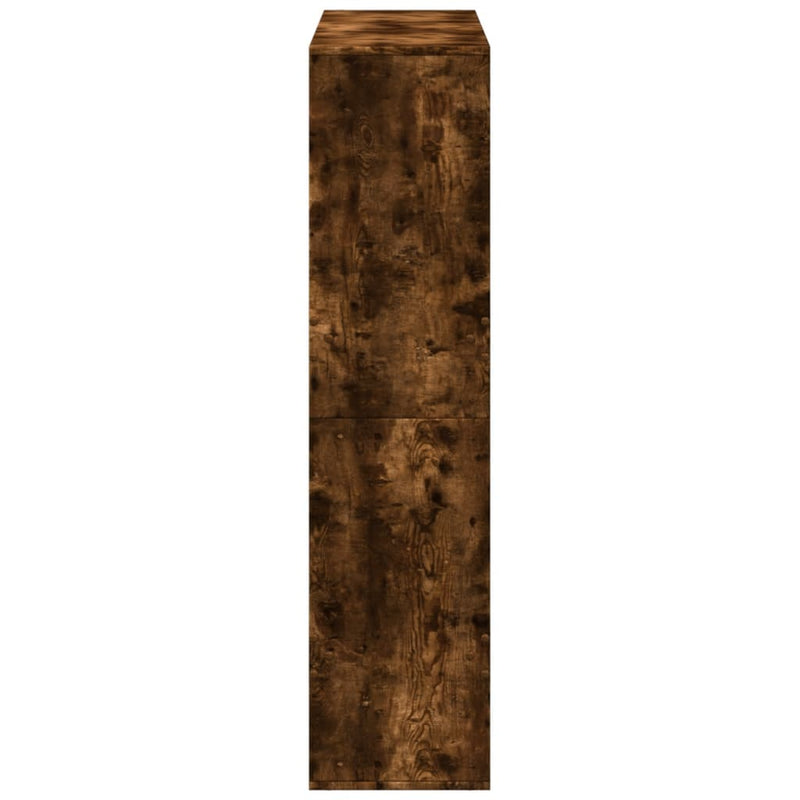 vidaXL füstös tölgy színű szerelt fa térelválasztó 100 x 33 x 135 cm