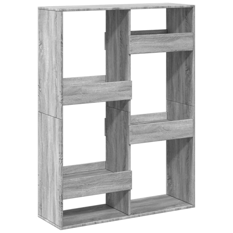 vidaXL szürke sonoma színű szerelt fa térelválasztó 100 x 33 x 135 cm