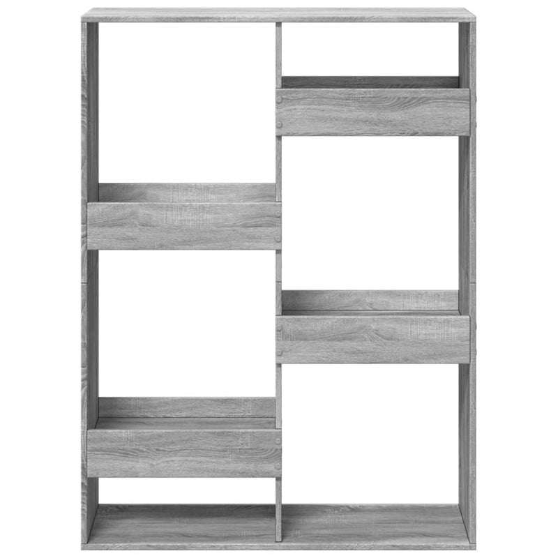 vidaXL szürke sonoma színű szerelt fa térelválasztó 100 x 33 x 135 cm