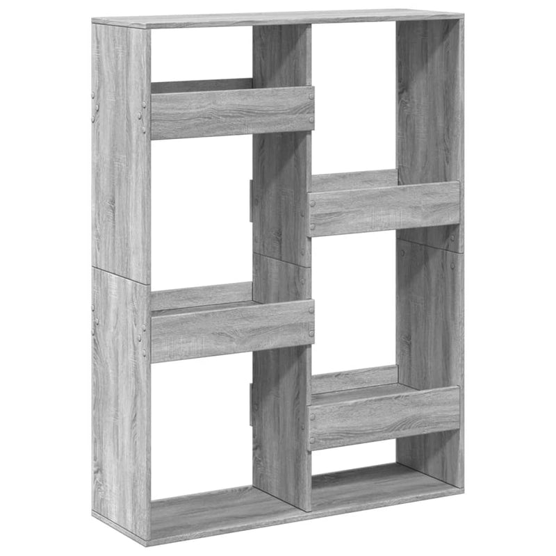 vidaXL szürke sonoma színű szerelt fa térelválasztó 100 x 33 x 135 cm