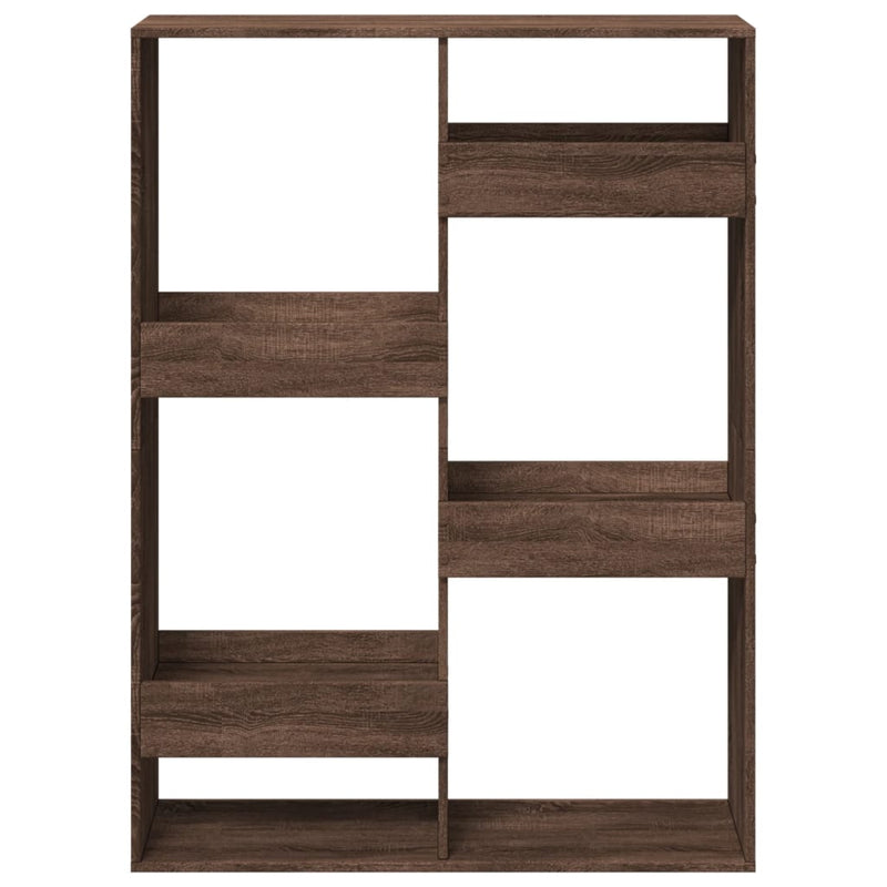 vidaXL barna tölgy színű szerelt fa térelválasztó 100 x 33 x 135 cm