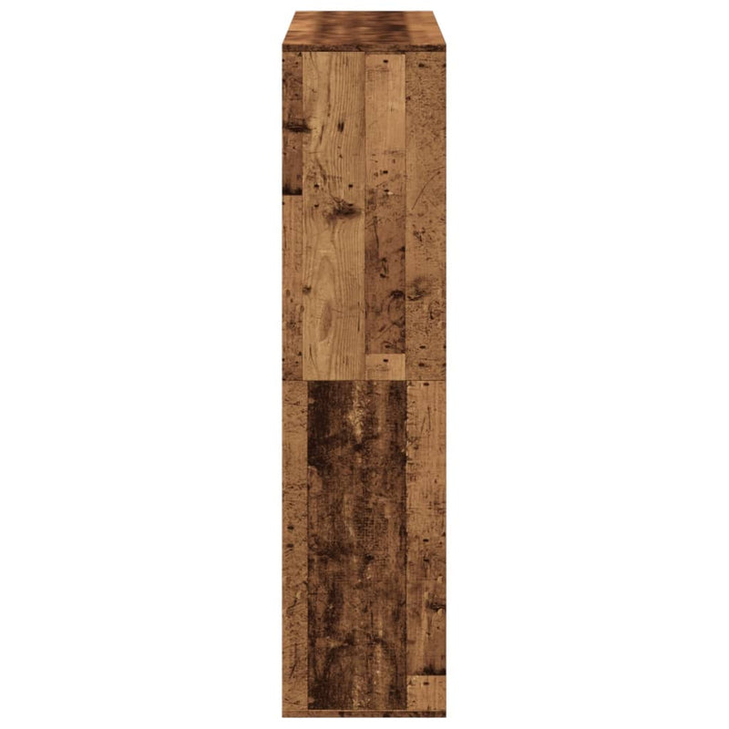 vidaXL antik fa színű szerelt fa térelválasztó 100 x 33 x 135 cm
