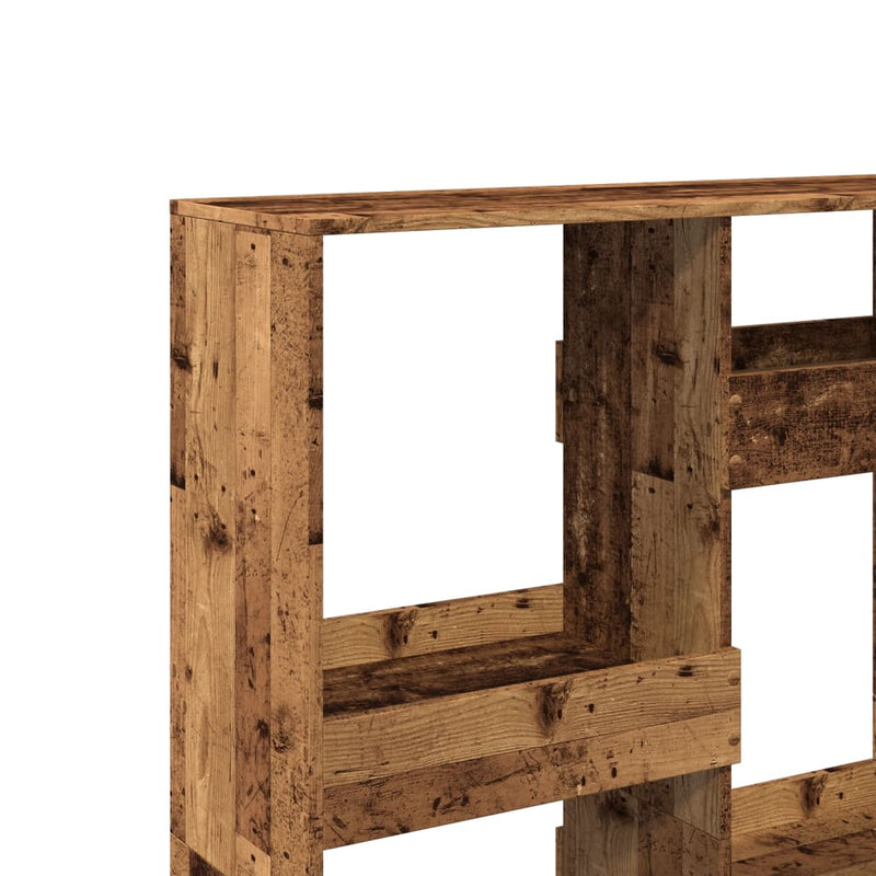 vidaXL antik fa színű szerelt fa térelválasztó 100 x 33 x 135 cm