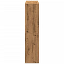vidaXL kézműves tölgy színű szerelt fa térelválasztó 100 x 33 x 135 cm