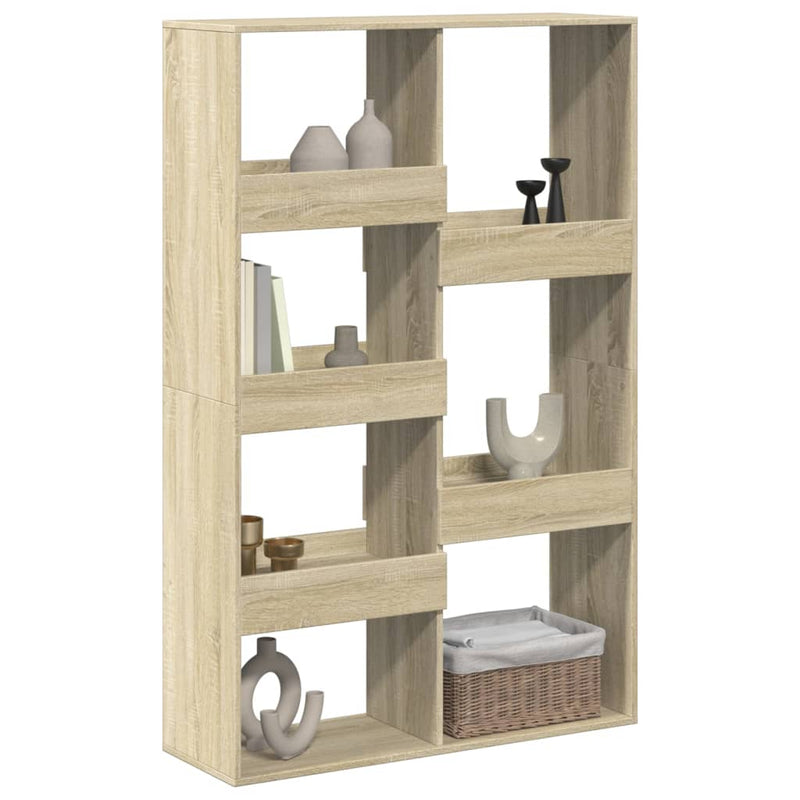 vidaXL sonoma tölgy színű szerelt fa térelválasztó 100 x 33 x 155,5 cm