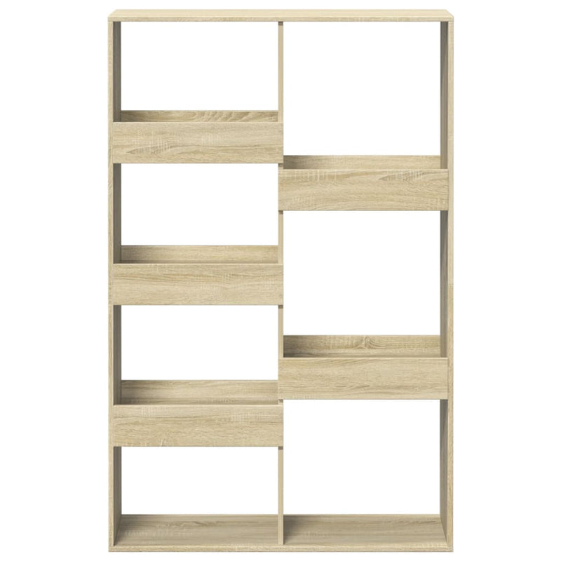 vidaXL sonoma tölgy színű szerelt fa térelválasztó 100 x 33 x 155,5 cm