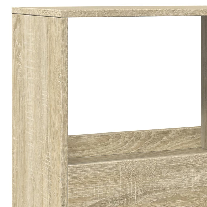 vidaXL sonoma tölgy színű szerelt fa térelválasztó 100 x 33 x 155,5 cm