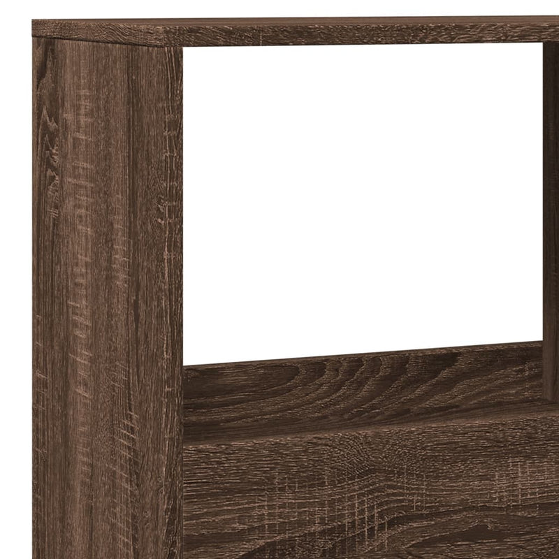 vidaXL barna tölgy színű szerelt fa térelválasztó 100 x 33 x 155,5 cm