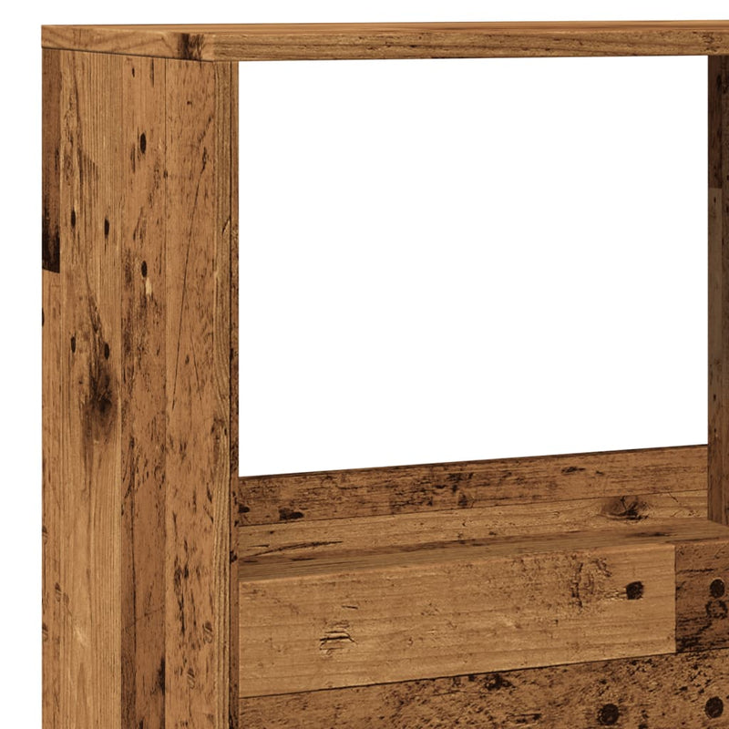 vidaXL antik fa színű szerelt fa térelválasztó 100 x 33 x 155,5 cm