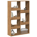 vidaXL kézműves tölgy színű szerelt fa térelválasztó 100x33x155,5 cm