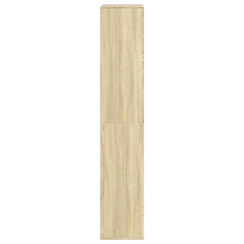 vidaXL sonoma tölgy színű szerelt fa térelválasztó 100 x 33 x 175 cm