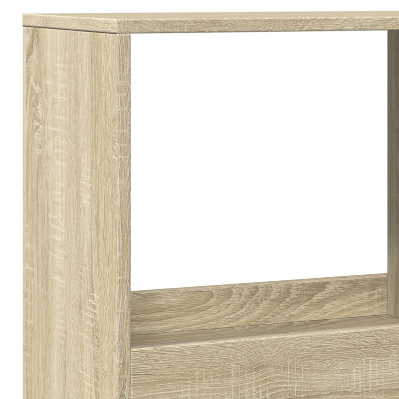 vidaXL sonoma tölgy színű szerelt fa térelválasztó 100 x 33 x 175 cm