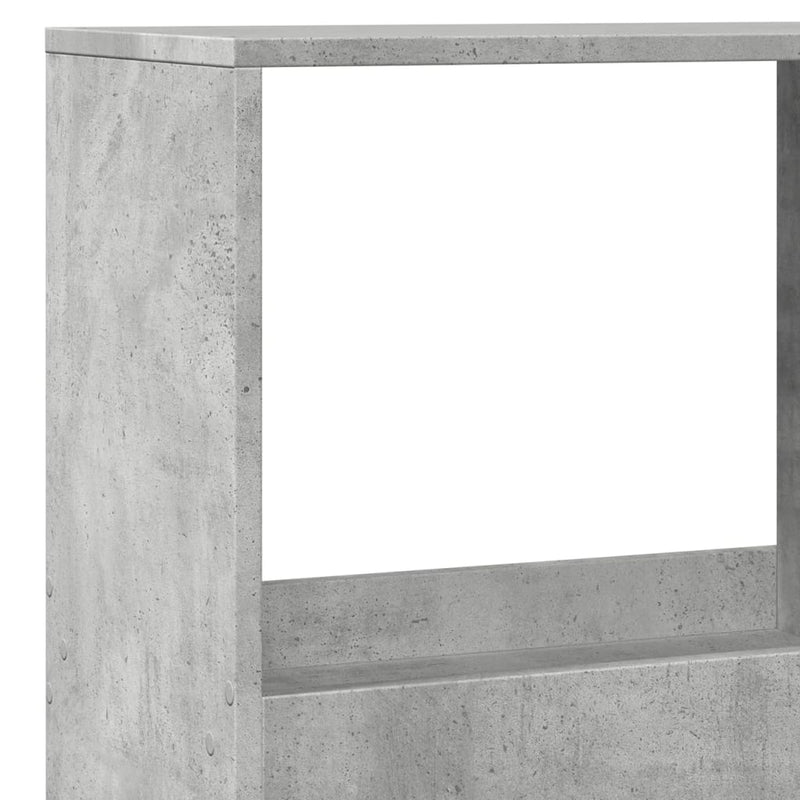 vidaXL betonszürke szerelt fa térelválasztó 100 x 33 x 175 cm