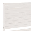 vidaXL fehér tömör fa extra hosszú ágykeret matrac nélkül 180 x 220 cm