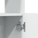 vidaXL fehér szerelt fa magasszekrény 63 x 33 x 180 cm