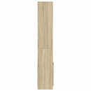 vidaXL sonoma tölgy szerelt fa magasszekrény 63 x 33 x 180 cm