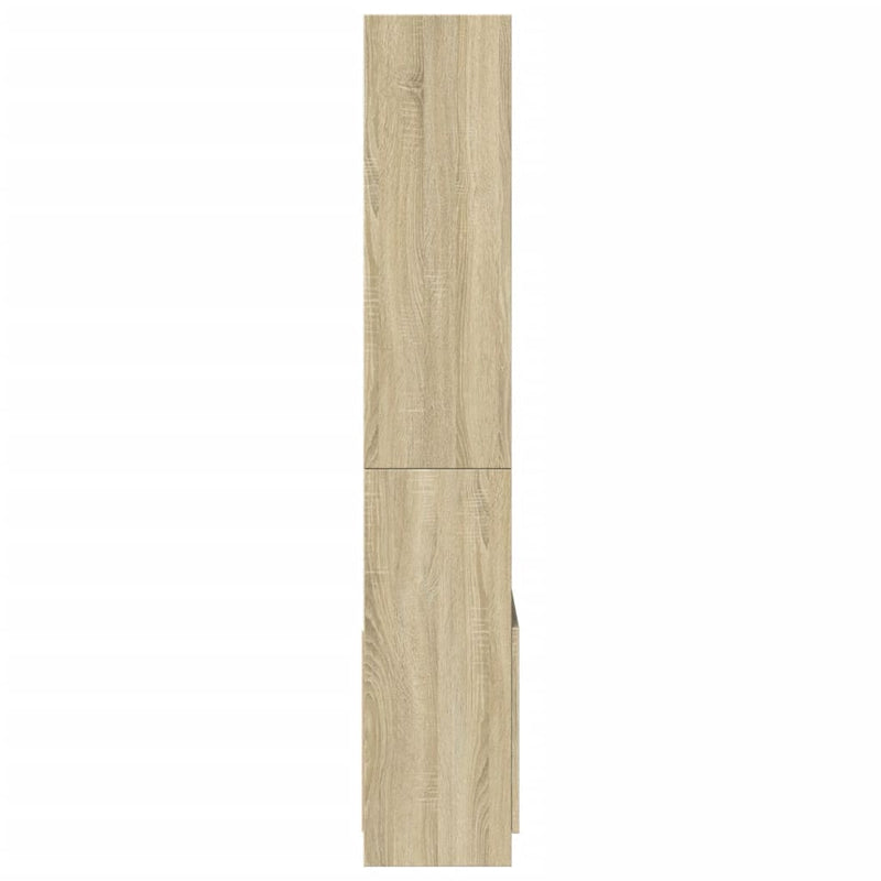 vidaXL sonoma tölgy szerelt fa magasszekrény 63 x 33 x 180 cm