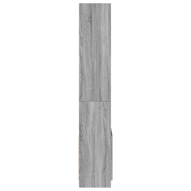 vidaXL szürke sonoma szerelt fa magasszekrény 63 x 33 x 180 cm