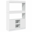 vidaXL fehér szerelt fa magasszekrény 92x33x140 cm