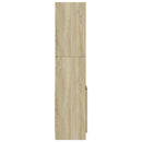 vidaXL sonoma tölgy szerelt fa magasszekrény 92 x 33 x 140 cm