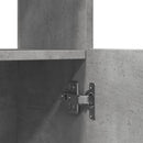 vidaXL betonszürke szerelt fa magasszekrény 92 x 33 x 140 cm