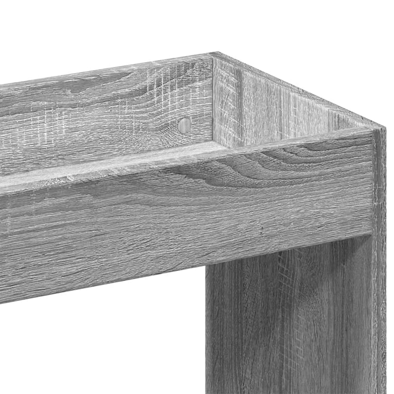 vidaXL szürke sonoma szerelt fa magasszekrény 92 x 33 x 140 cm
