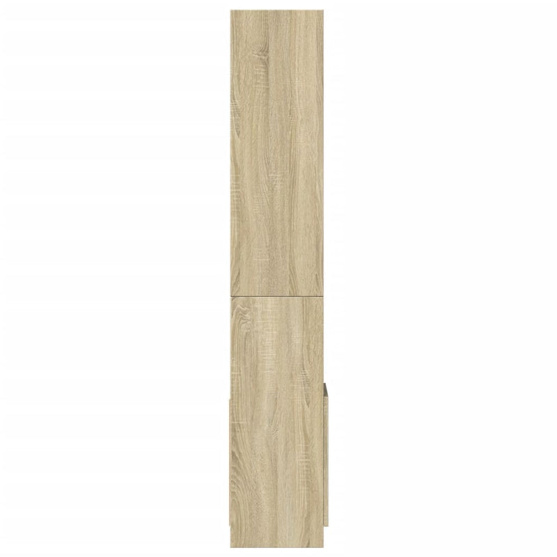 vidaXL sonoma tölgy szerelt fa magasszekrény 92 x 33 x 180 cm
