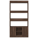 vidaXL barna tölgy színű szerelt fa magasszekrény 92 x 33 x 180 cm
