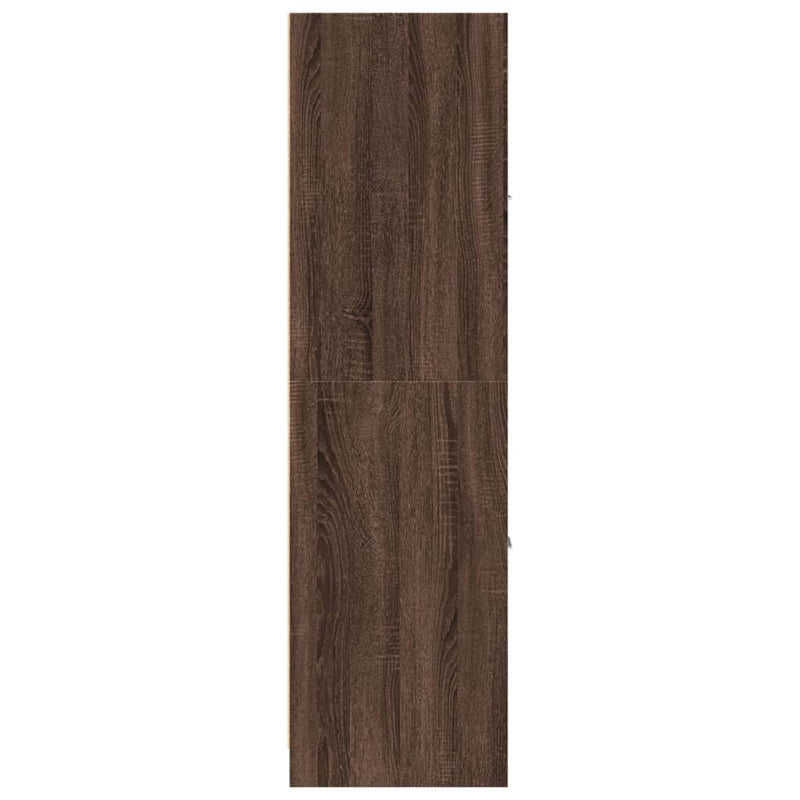 vidaXL barna tölgy színű szerelt fa patikaszekrény 40 x 41 x 144,5 cm
