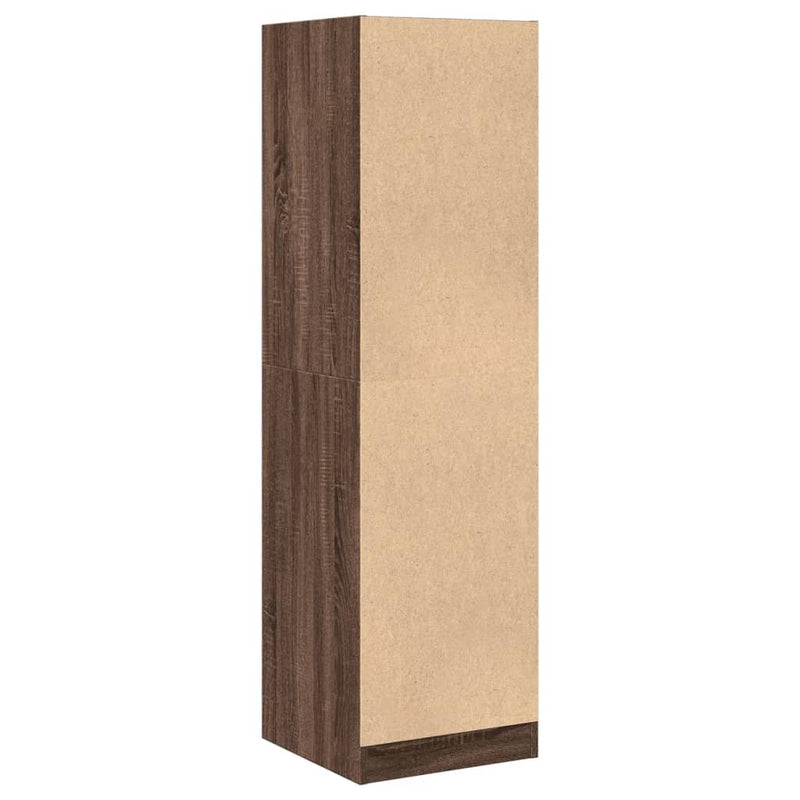 vidaXL barna tölgy színű szerelt fa patikaszekrény 40 x 41 x 144,5 cm