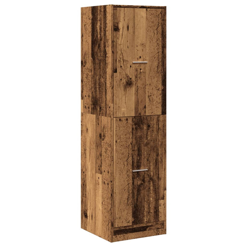 vidaXL antik fa színű szerelt fa patikaszekrény 40 x 41 x 144,5 cm