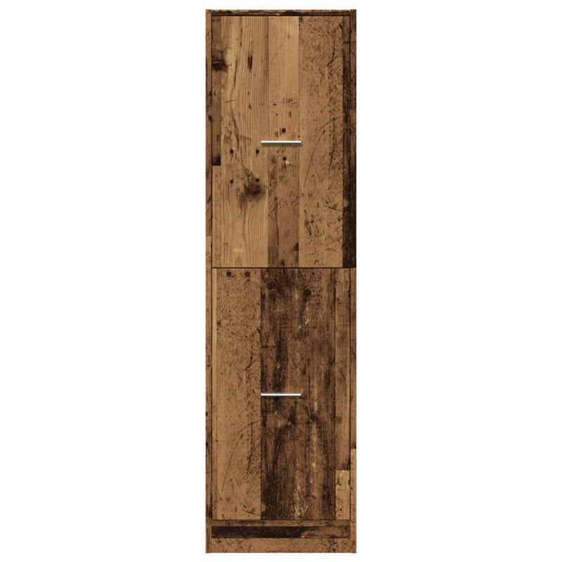 vidaXL antik fa színű szerelt fa patikaszekrény 40 x 41 x 144,5 cm