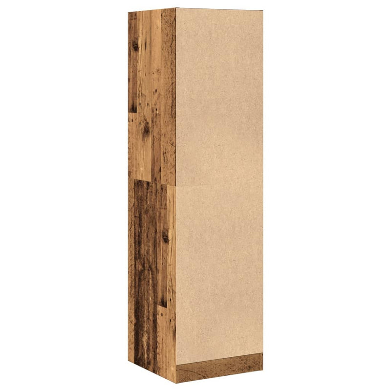vidaXL antik fa színű szerelt fa patikaszekrény 40 x 41 x 144,5 cm