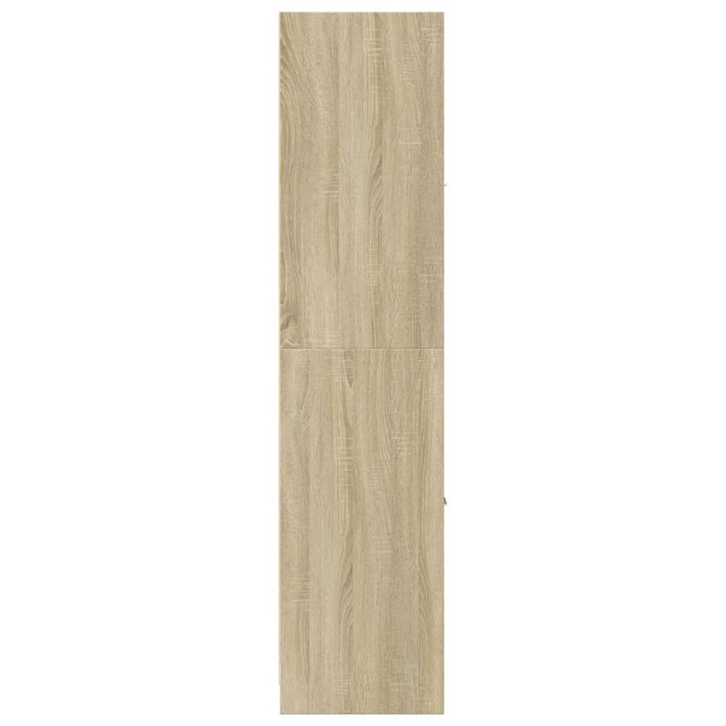 vidaXL sonoma tölgy színű szerelt fa patikaszekrény 40 x 41 x 174,5 cm