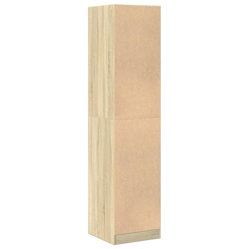 vidaXL sonoma tölgy színű szerelt fa patikaszekrény 40 x 41 x 174,5 cm