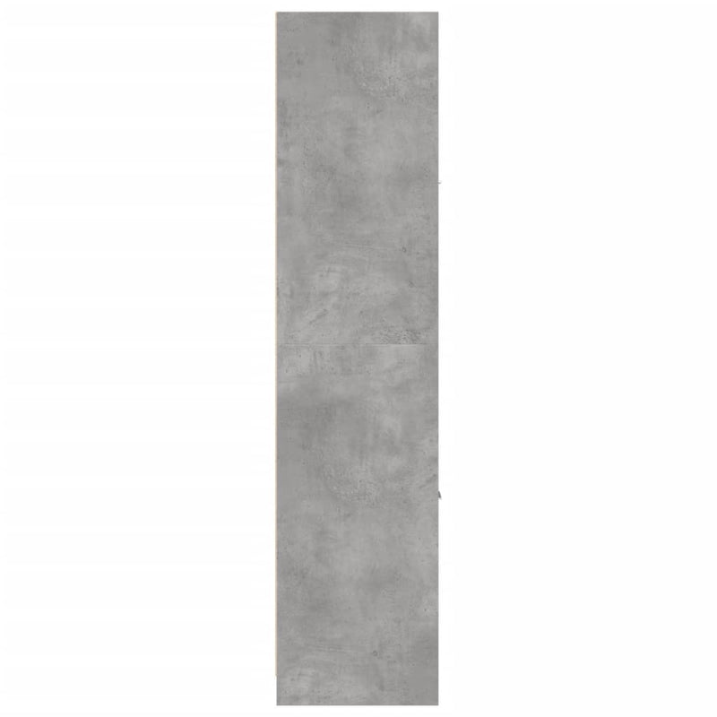 vidaXL betonszürke szerelt fa patikaszekrény 40 x 41 x 174,5 cm