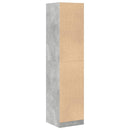 vidaXL betonszürke szerelt fa patikaszekrény 40 x 41 x 174,5 cm