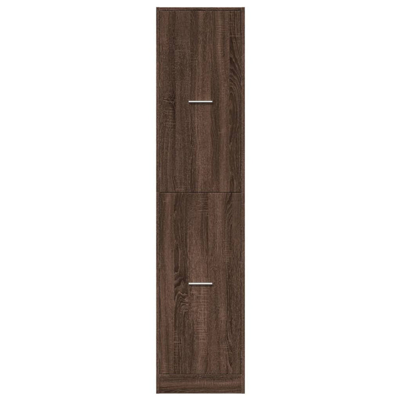 vidaXL barna tölgy színű szerelt fa patikaszekrény 40 x 41 x 174,5 cm