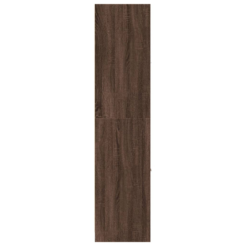 vidaXL barna tölgy színű szerelt fa patikaszekrény 40 x 41 x 174,5 cm