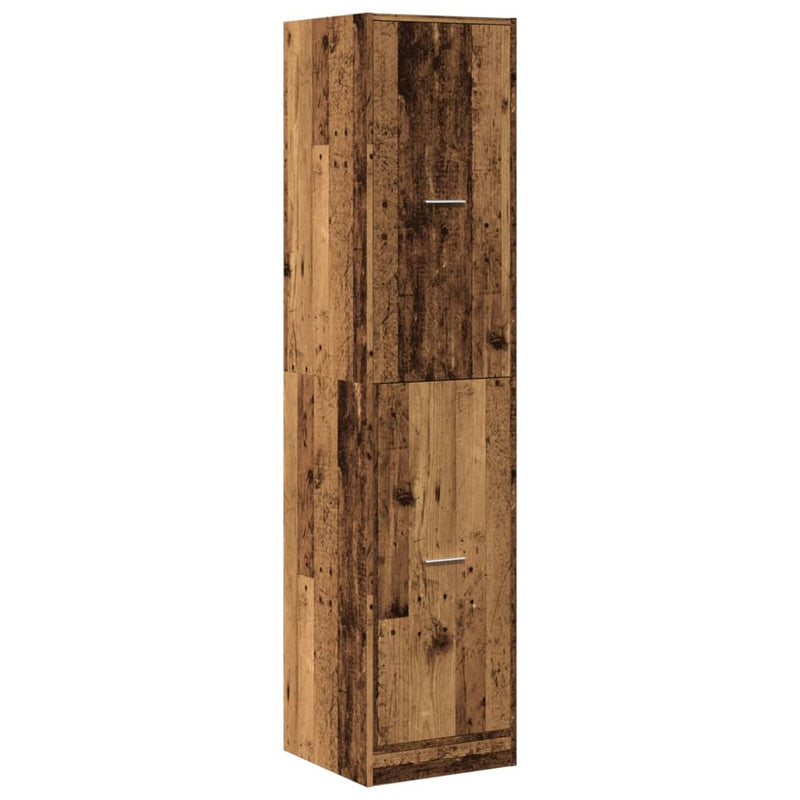 vidaXL antik fa színű szerelt fa patikaszekrény 40 x 41 x 174,5 cm
