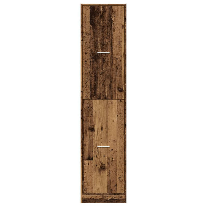 vidaXL antik fa színű szerelt fa patikaszekrény 40 x 41 x 174,5 cm
