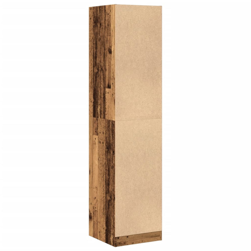 vidaXL antik fa színű szerelt fa patikaszekrény 40 x 41 x 174,5 cm