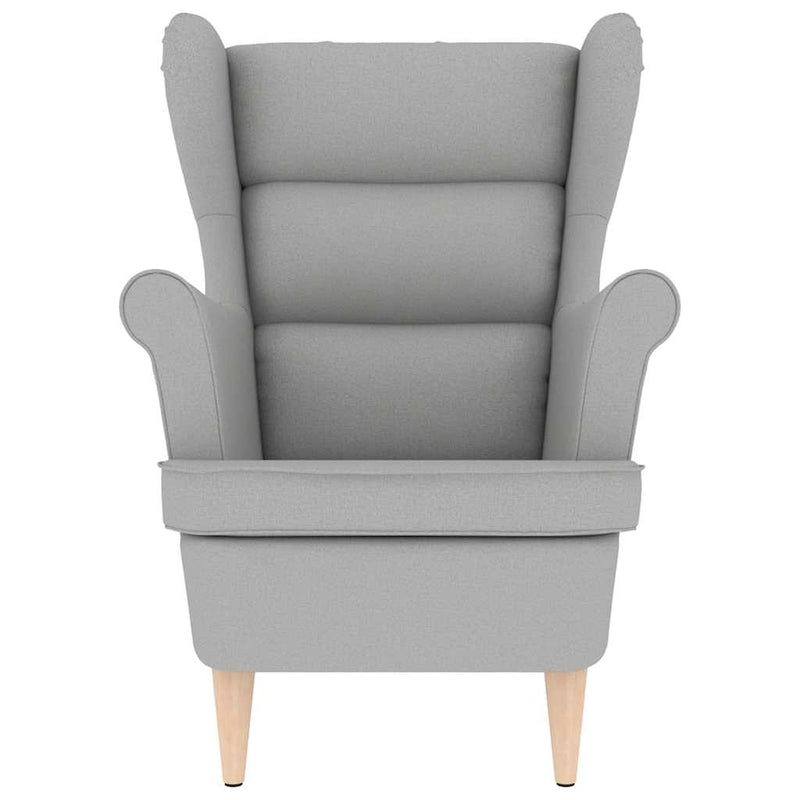 vidaXL felhőszürke szövetfotel 74 x 84 x 100 cm