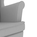 vidaXL felhőszürke szövetfotel 74 x 84 x 100 cm