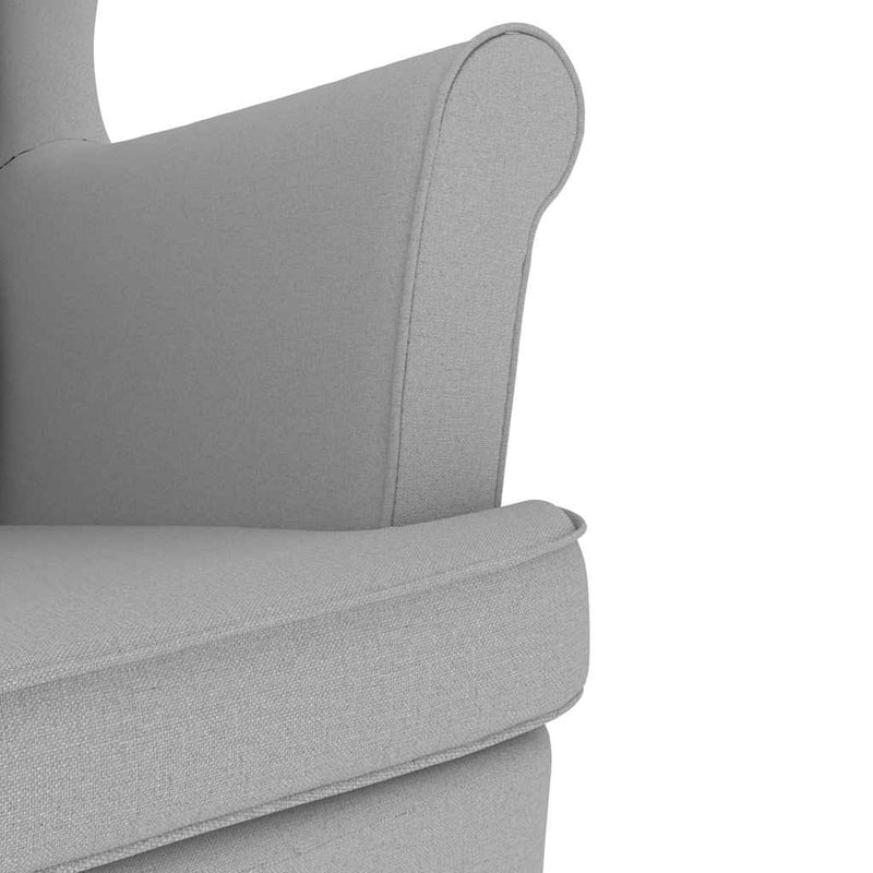 vidaXL felhőszürke szövetfotel 74 x 84 x 100 cm