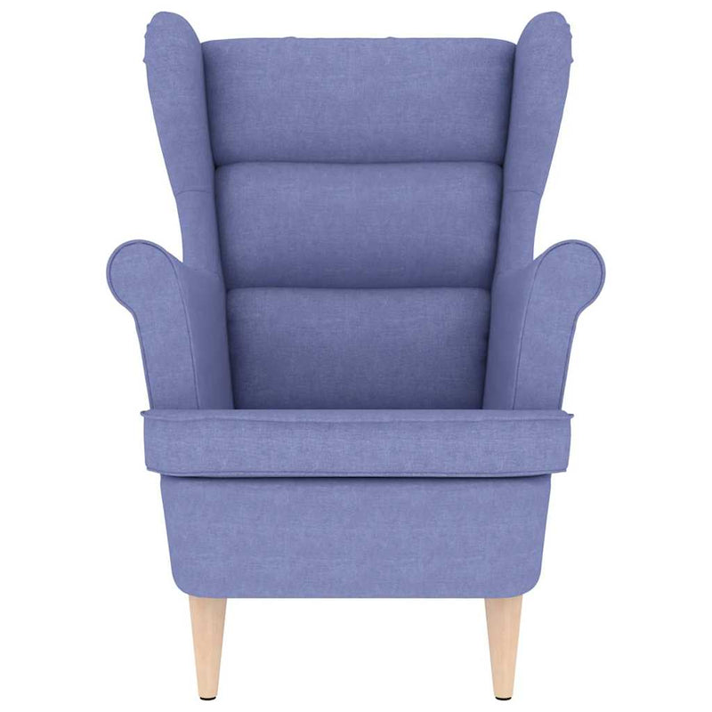 vidaXL farmerkék szövetfotel 74 x 84 x 100 cm